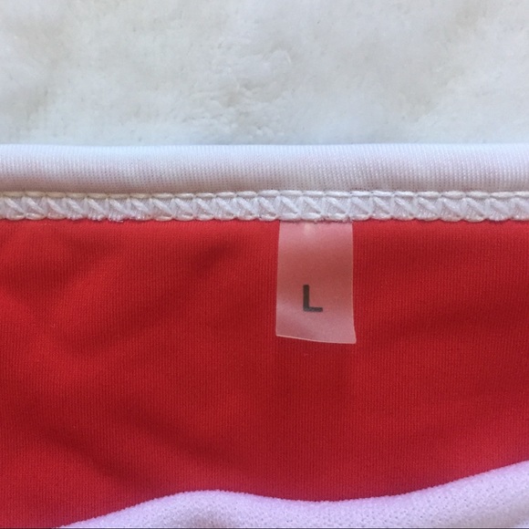 Red Bikini Halter Top Two-Piece Swimsuit - Picture 4 of 7